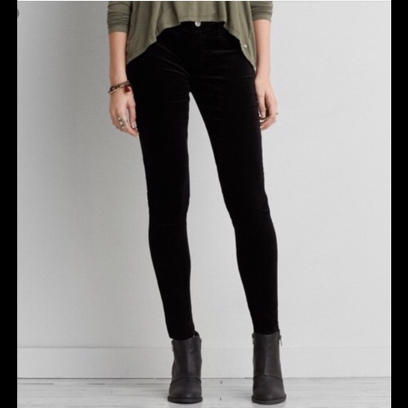 American Eagle Outfitters Pants - NWT American Eagle Velvet Low Rise Jeggings